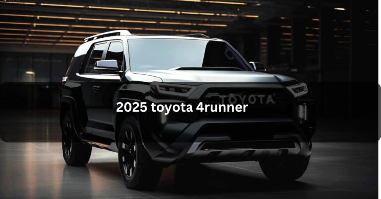 2025 Toyota 4runner| Specs interior& pricing.