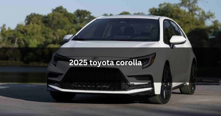 2025 toyota corolla