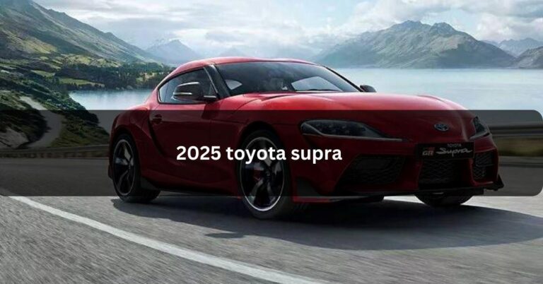 2025 toyota supra