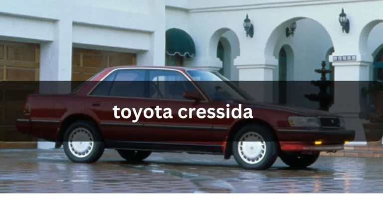 Toyota Cressida| Specs Legacy & Pictures.